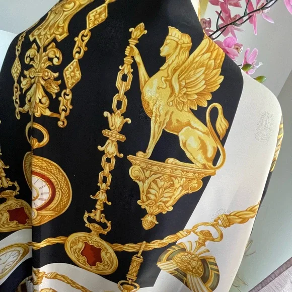 DAKS London Silk Scarf.